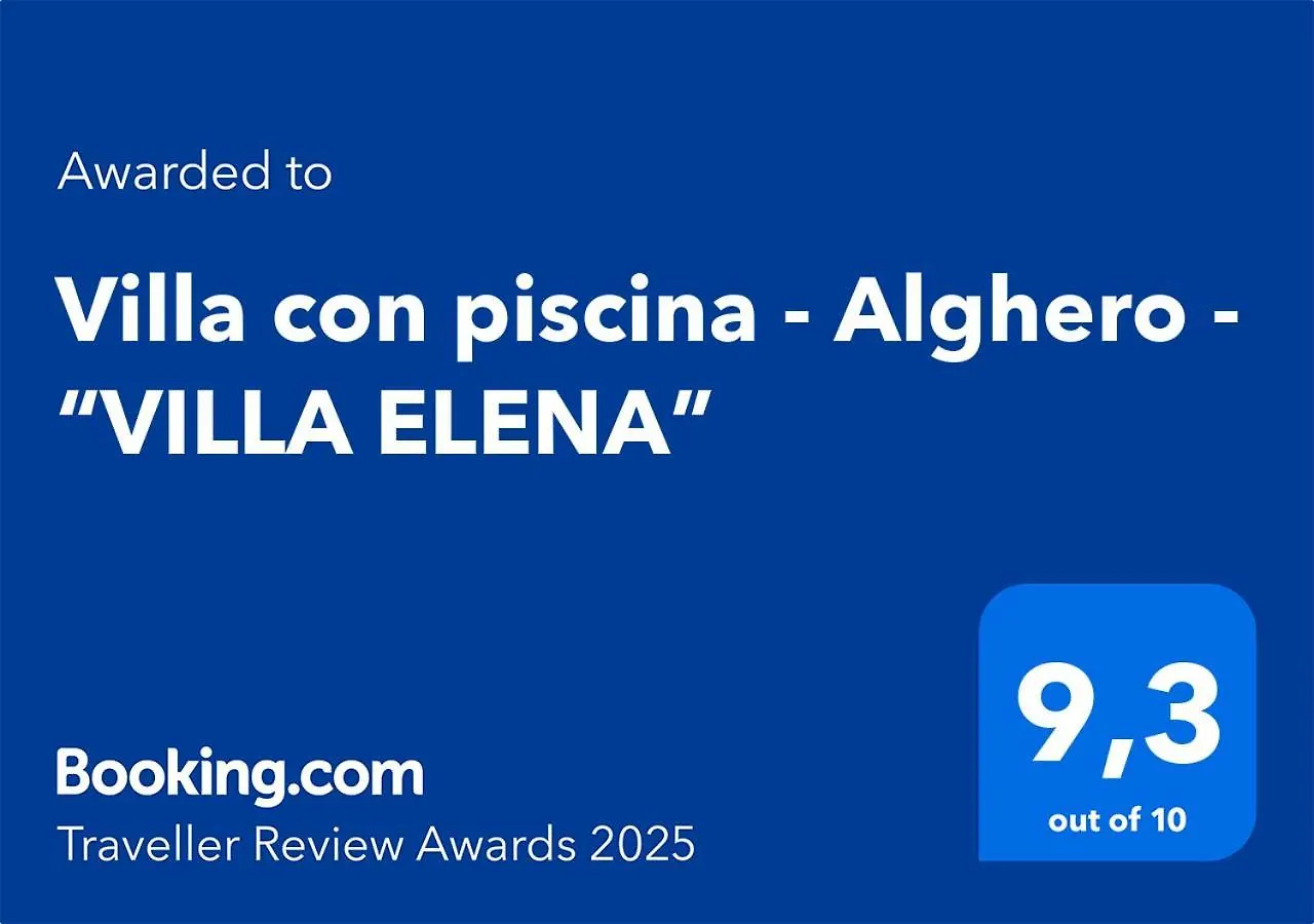Villa Con Piscina - Alghero - “Villa Elena”